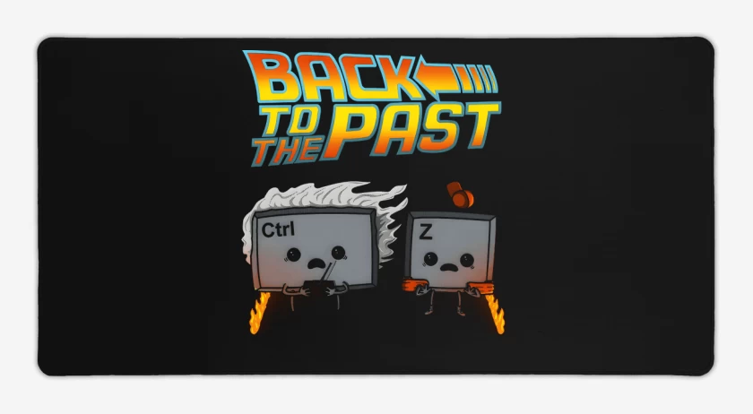 Mouse pad Gamer Back to the past