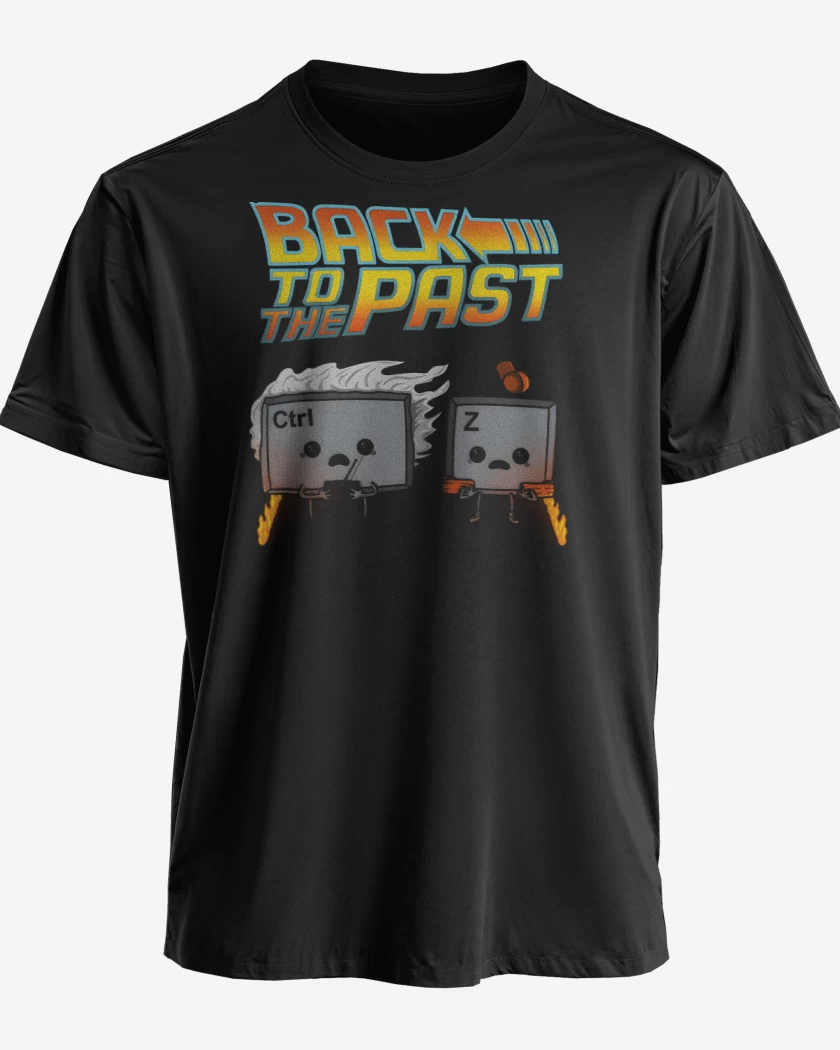 Polera premium Negro de Back to the past
