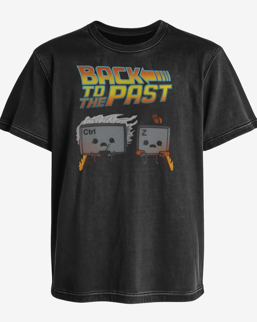 Polera desgastada Back to the past