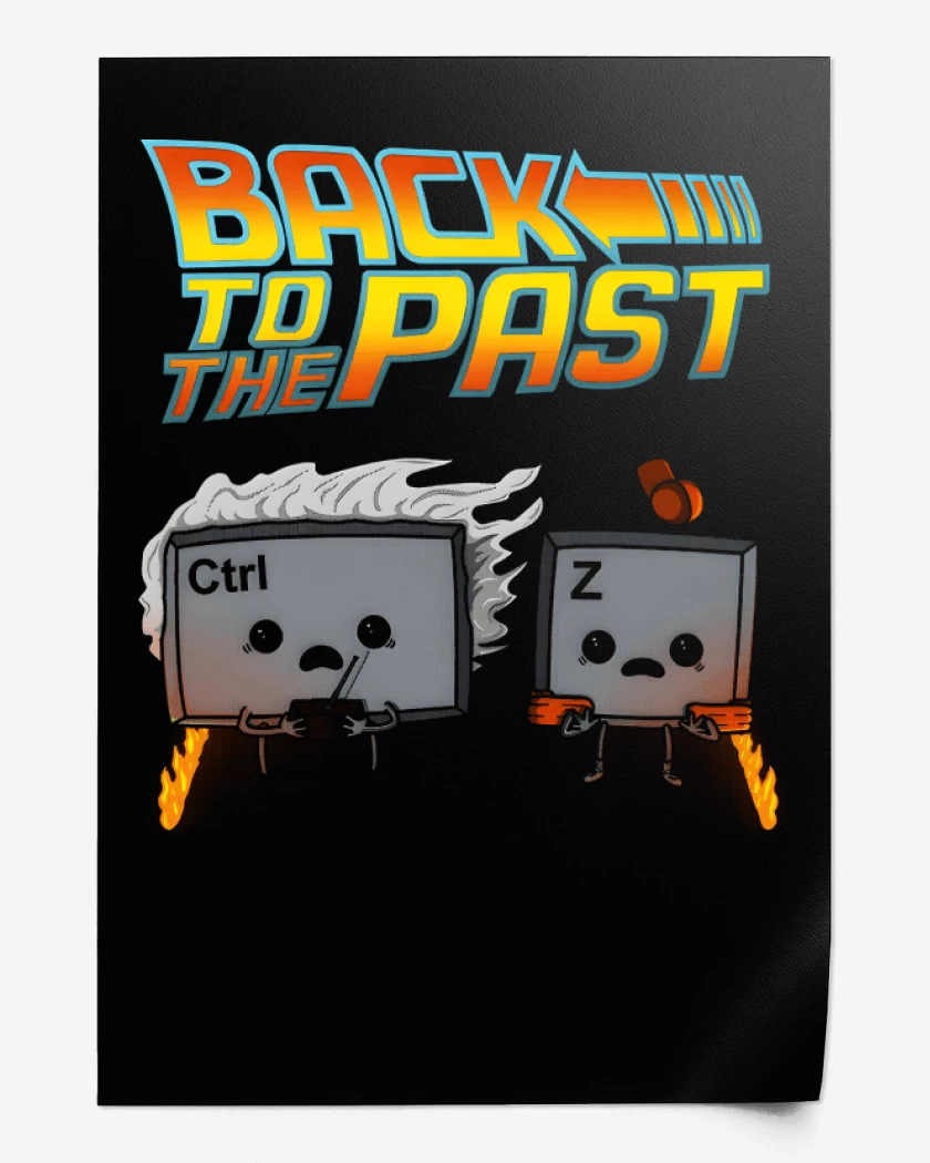 Print Negro de Back to the past