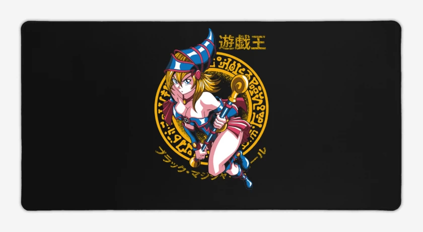 Mouse pad Gamer Negro de La Maga Oscura