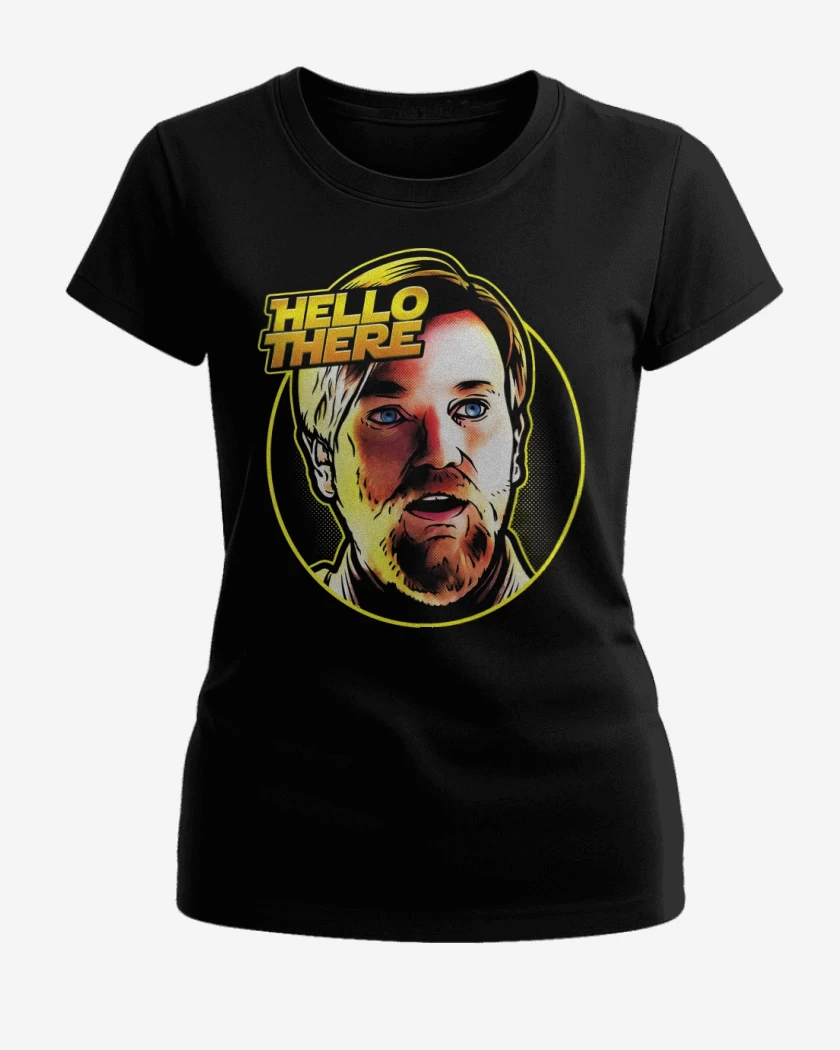 Polera de Mujer Negro de Hello There 