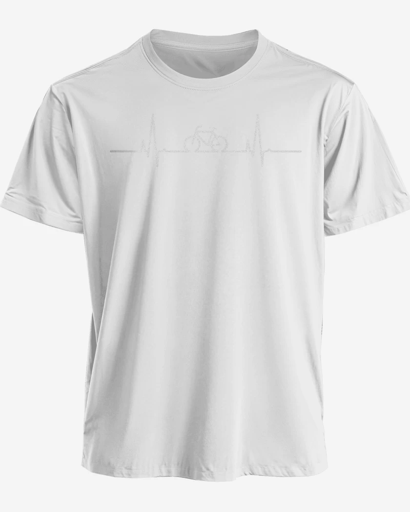 Polera premium Blanco de Latido Bici