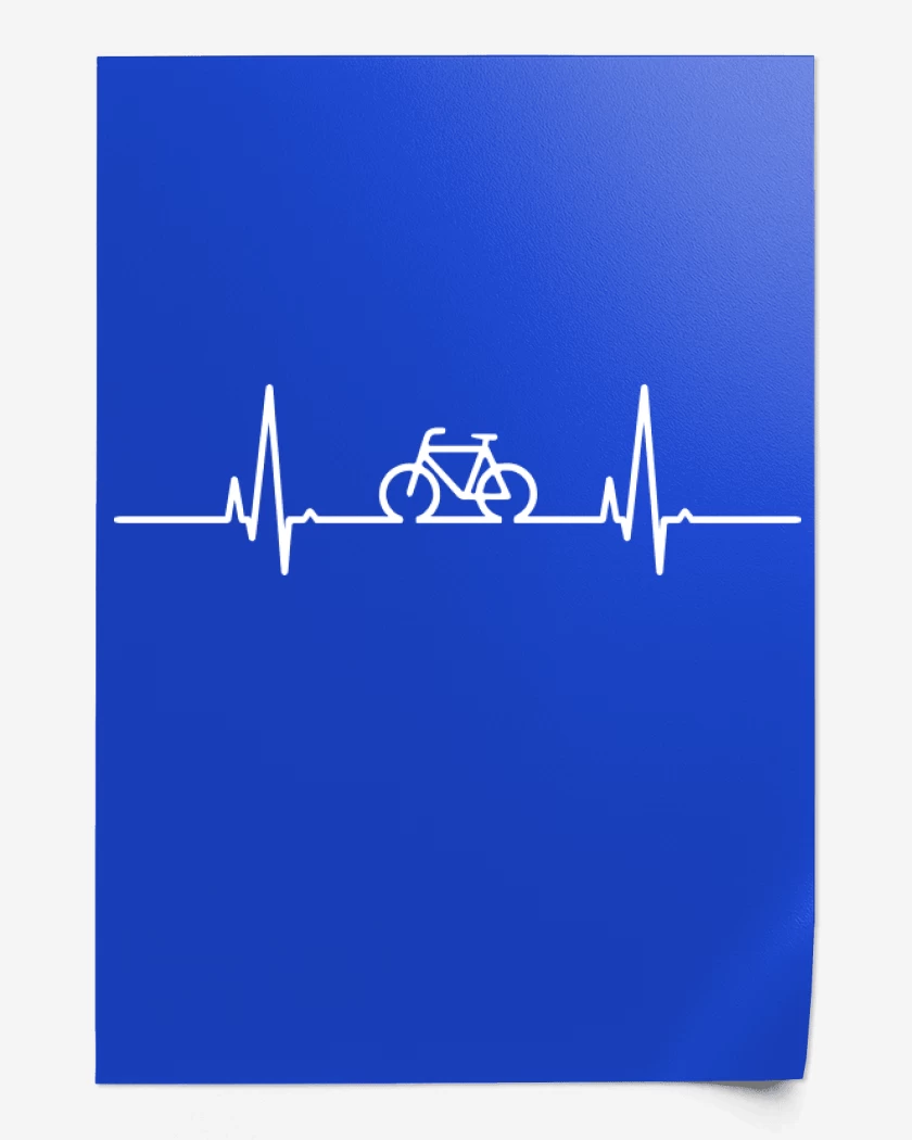 Print Azul Rey de Latido Bici