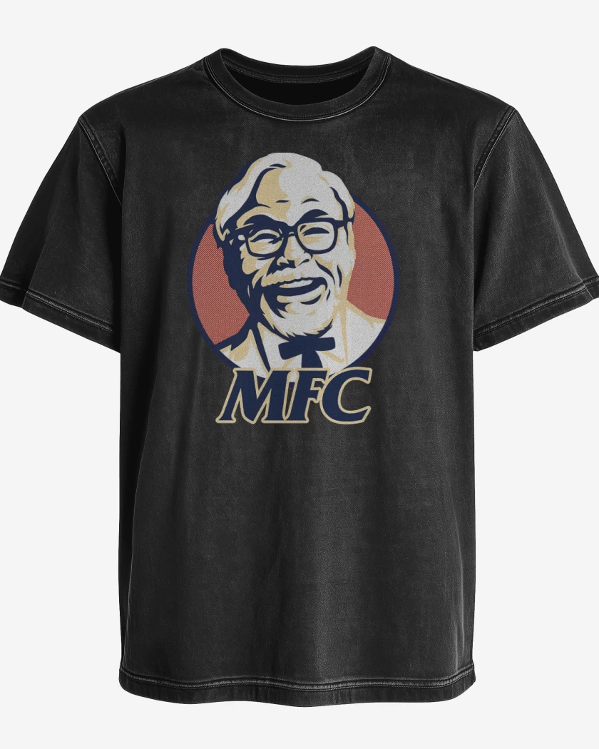 Polera desgastada Miyazaki Fried Chicken