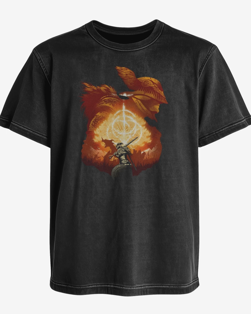 Polera desgastada Elden Adventures