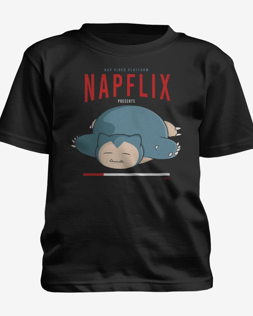 Polera de niño Negro de Napflix