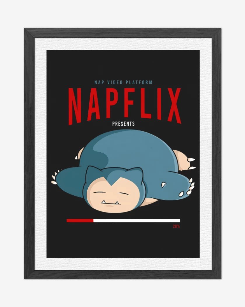 Cuadro decorativo Negro de Napflix