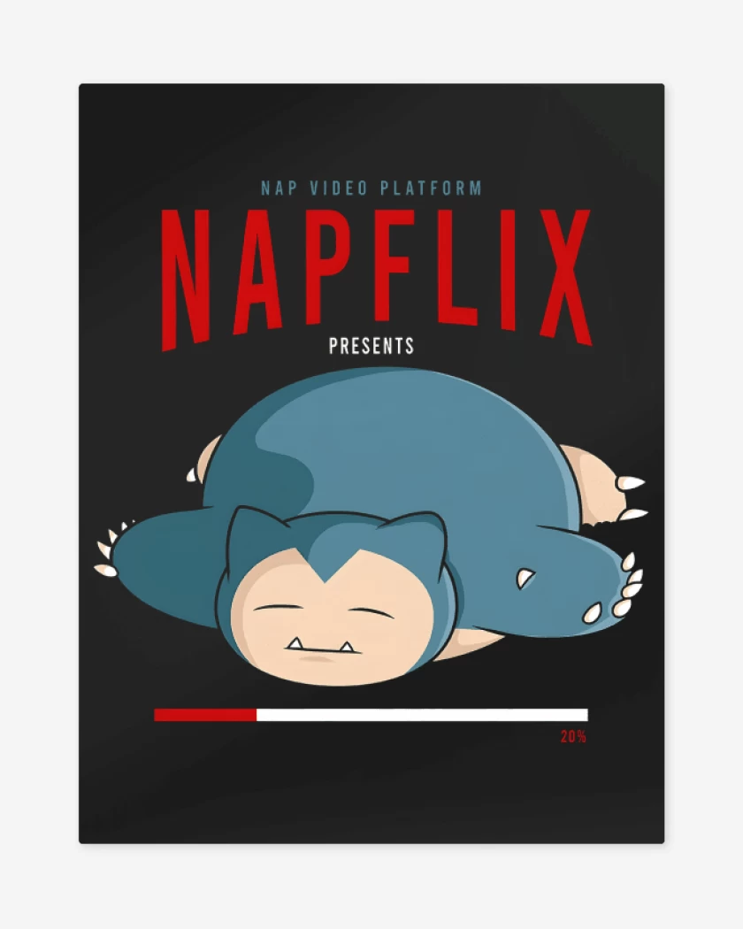 Print metalico Negro de Napflix