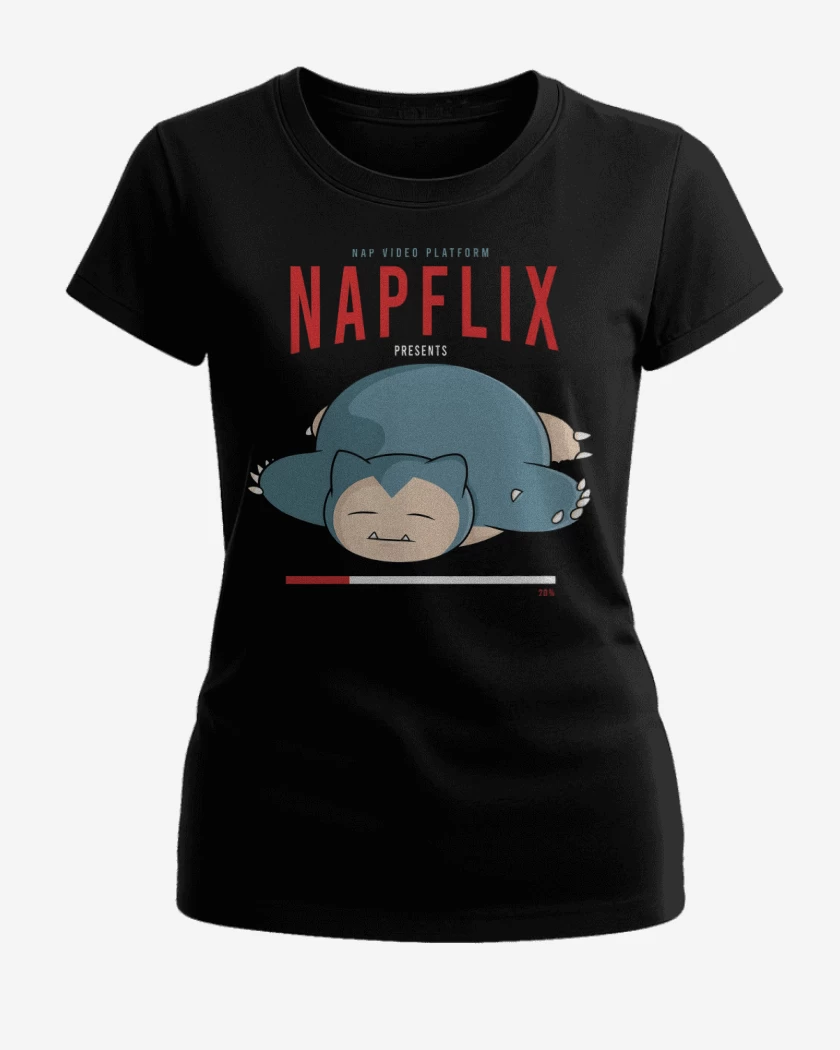 Polera de Mujer Negro de Napflix
