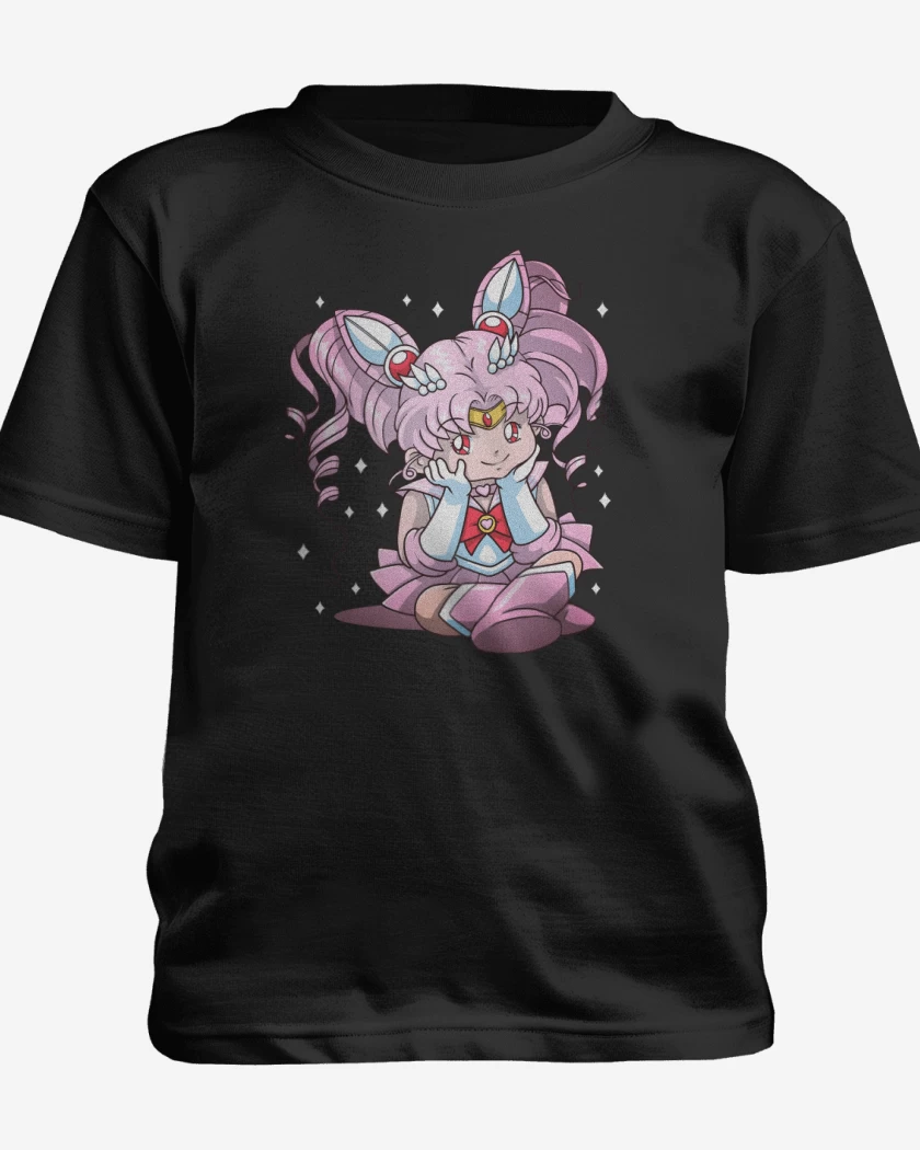 Polera de niño Negro de Chibi Moon