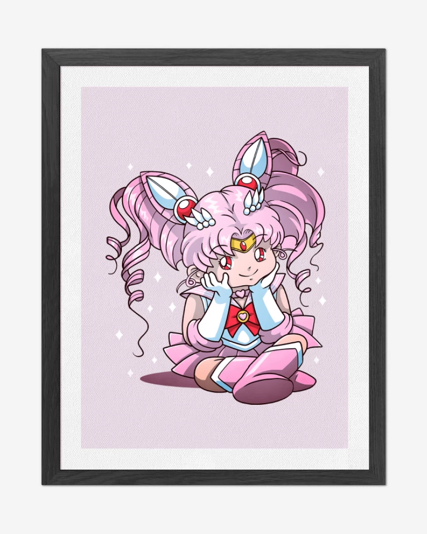 Cuadro decorativo Rosa Pastel de Chibi Moon