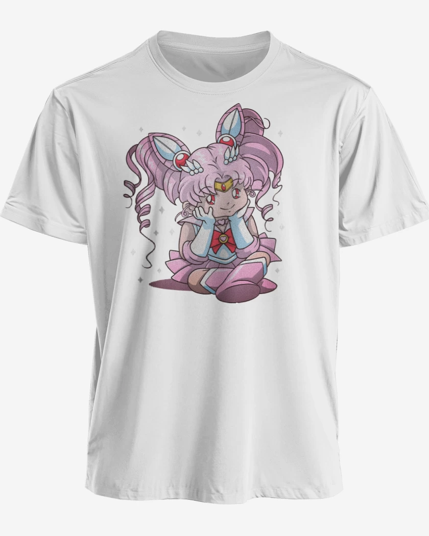 Polera premium Blanco de Chibi Moon