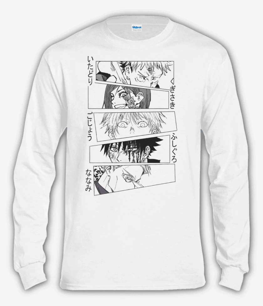 Polera manga larga Blanco de Hechiceros!