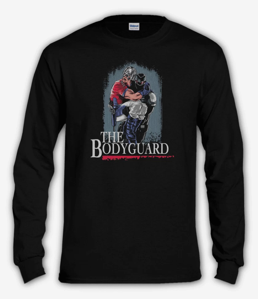 Polera manga larga Negro de El Guardaespaldas