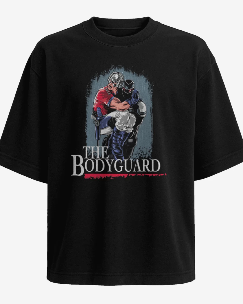 Polera Oversize Negro de El Guardaespaldas