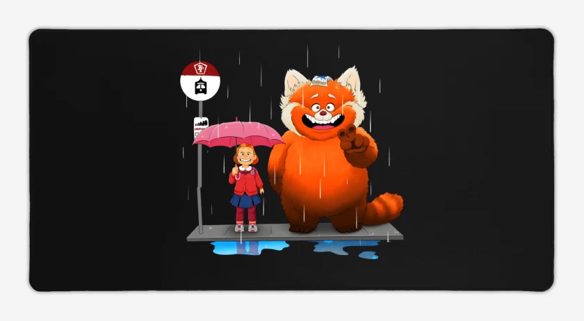 Mouse pad Gamer Red Totoro