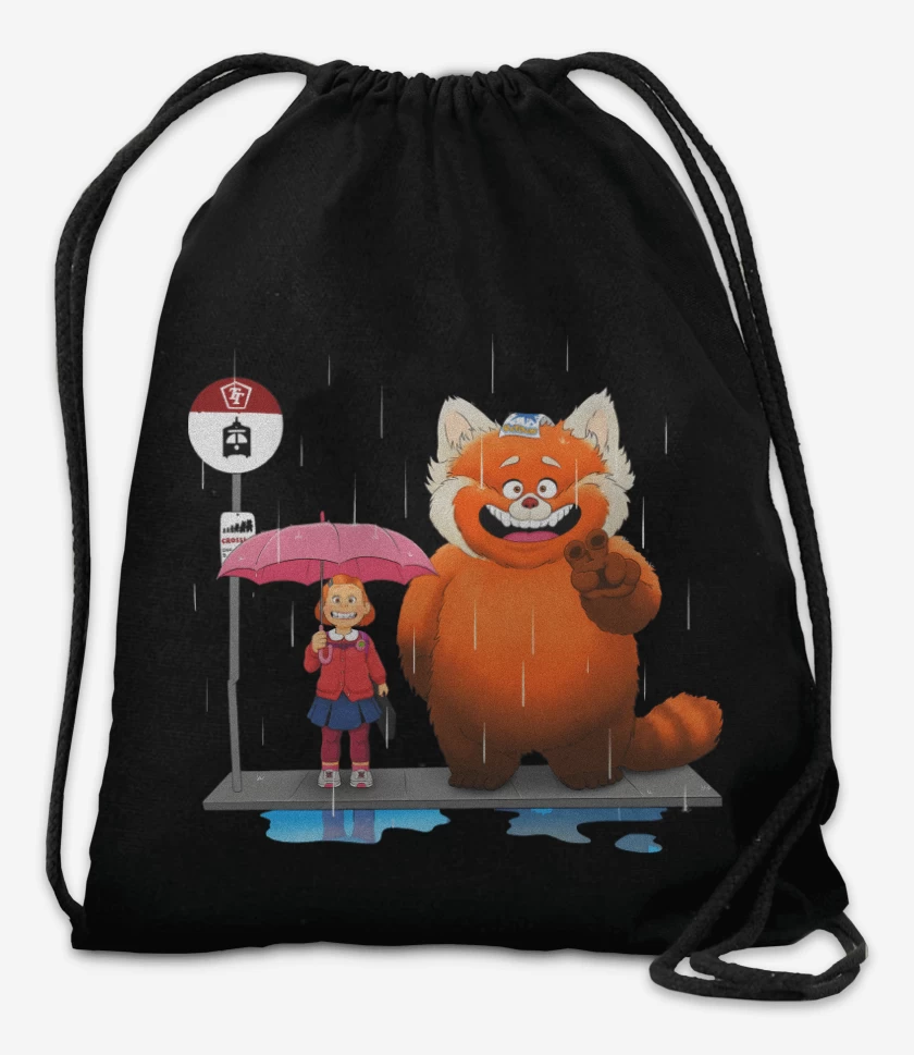 Mochila Negro de Red Totoro