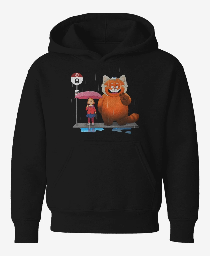 Poleron de niño Negro de Red Totoro