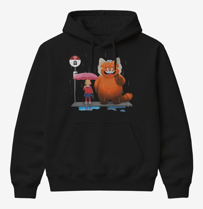 Poleron Canguro básico Red Totoro