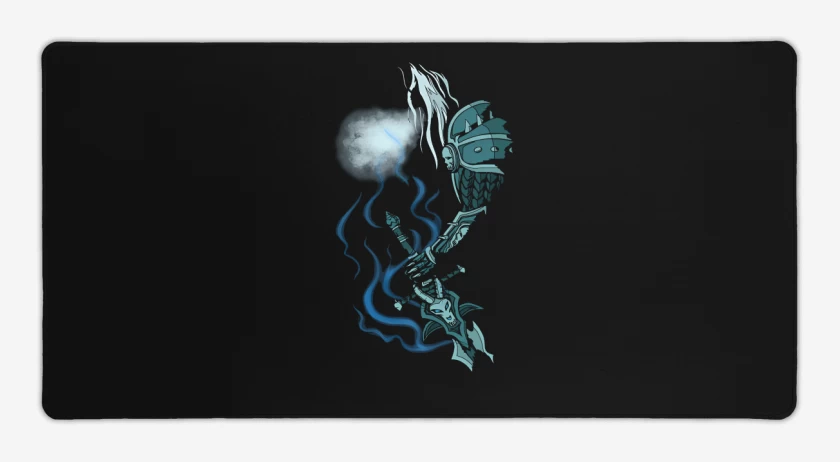 Mouse pad Gamer Negro de Arthas Frostmourne