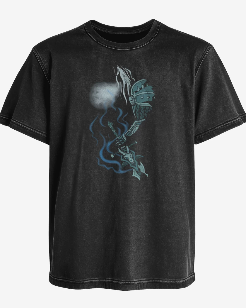 Polera desgastada Arthas Frostmourne