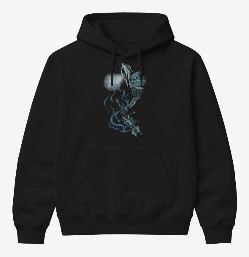 Poleron Canguro básico Arthas Frostmourne