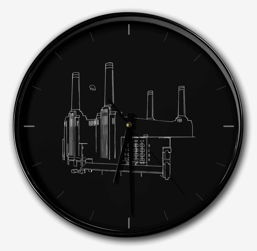 Reloj Negro de Minimal Animals