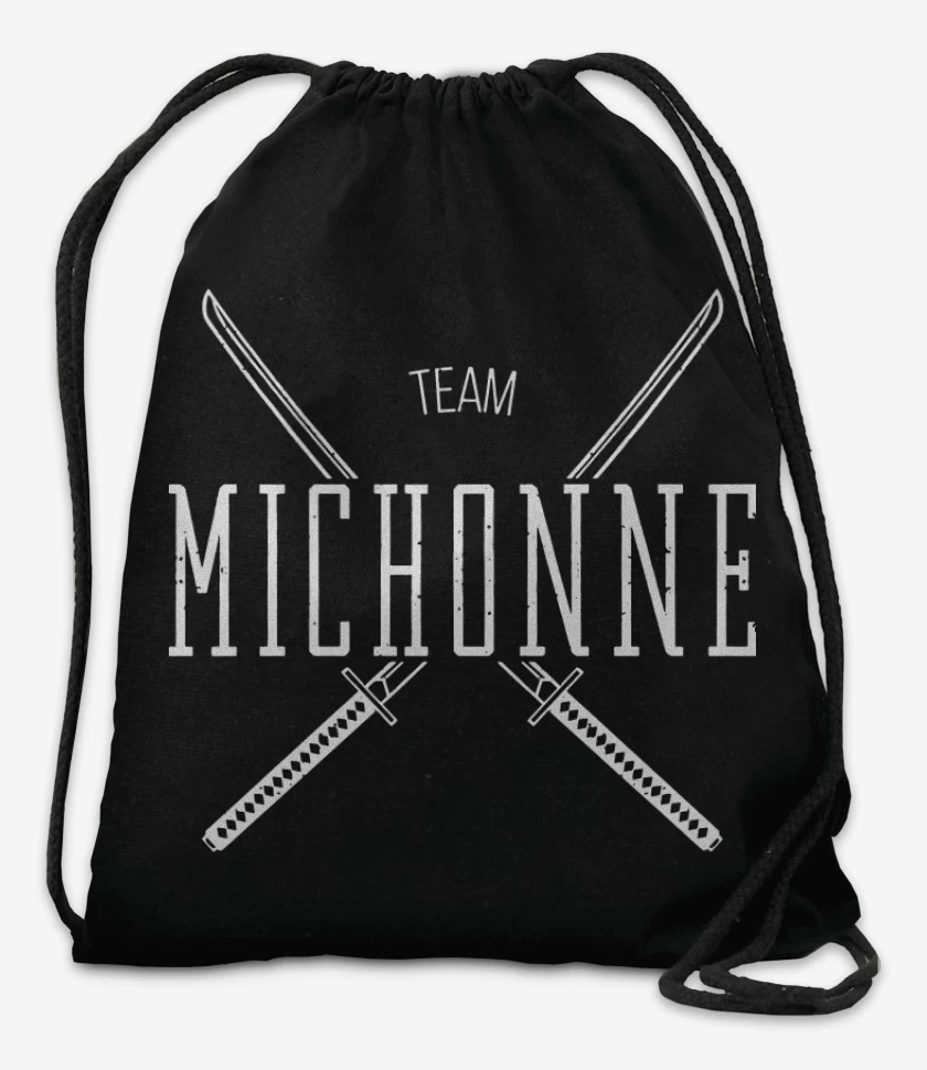 Mochila Negro de Team Michonne