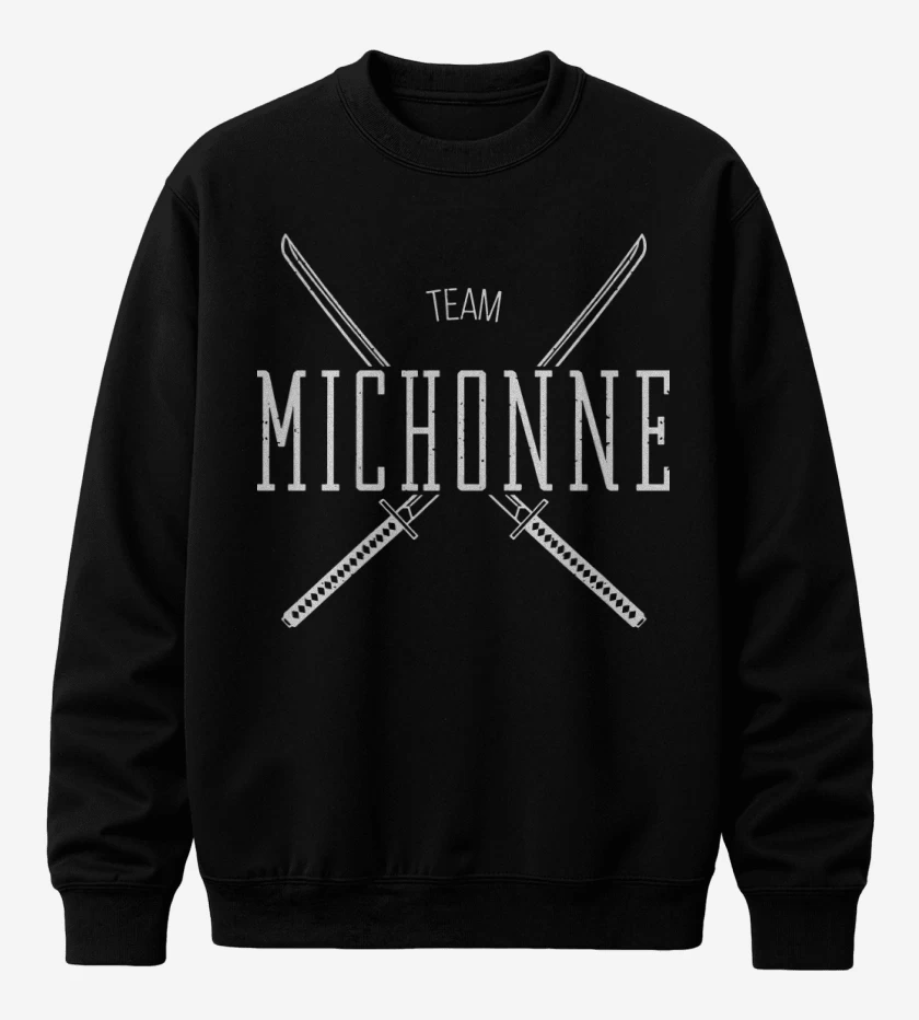 Poleron polo Negro de Team Michonne