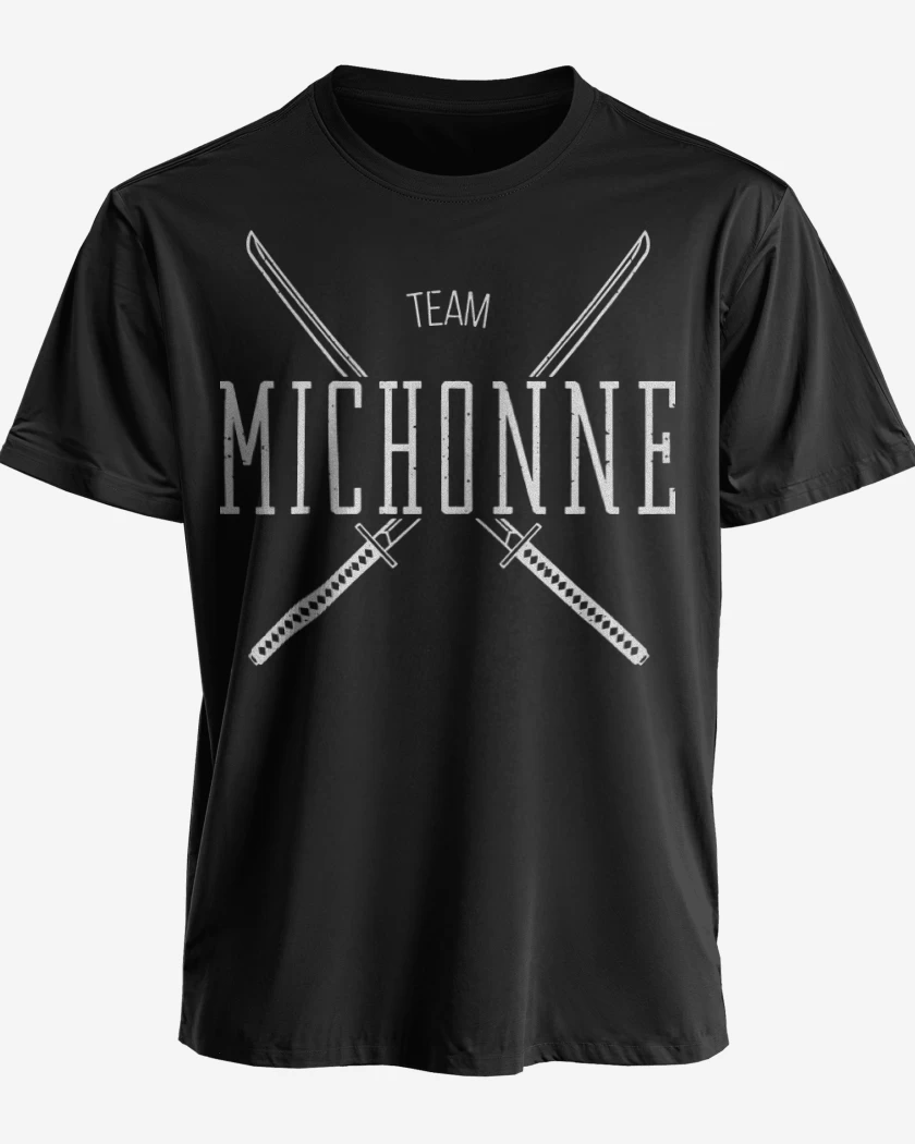 Polera premium Negro de Team Michonne