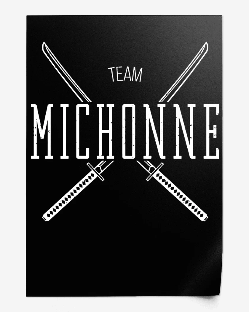 Print Team Michonne