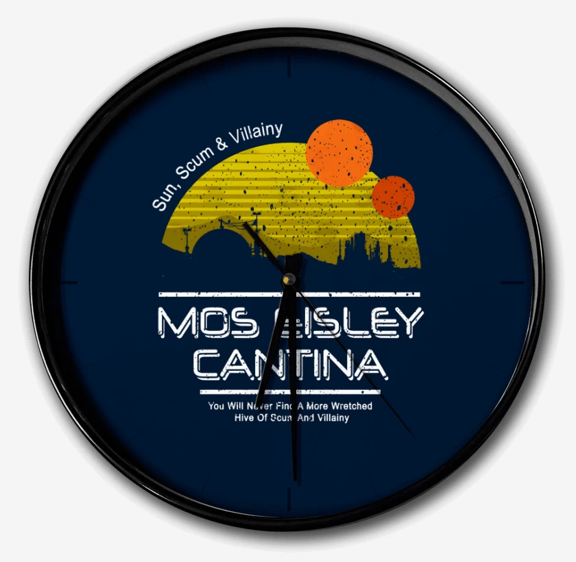 Reloj Azul Marino de Mos Eisley Cantina