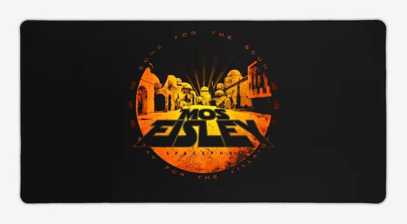 Mouse pad Gamer Negro de Mos Eisley