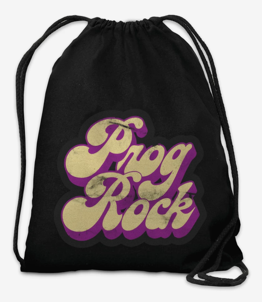 Mochila Negro de Prog Rock