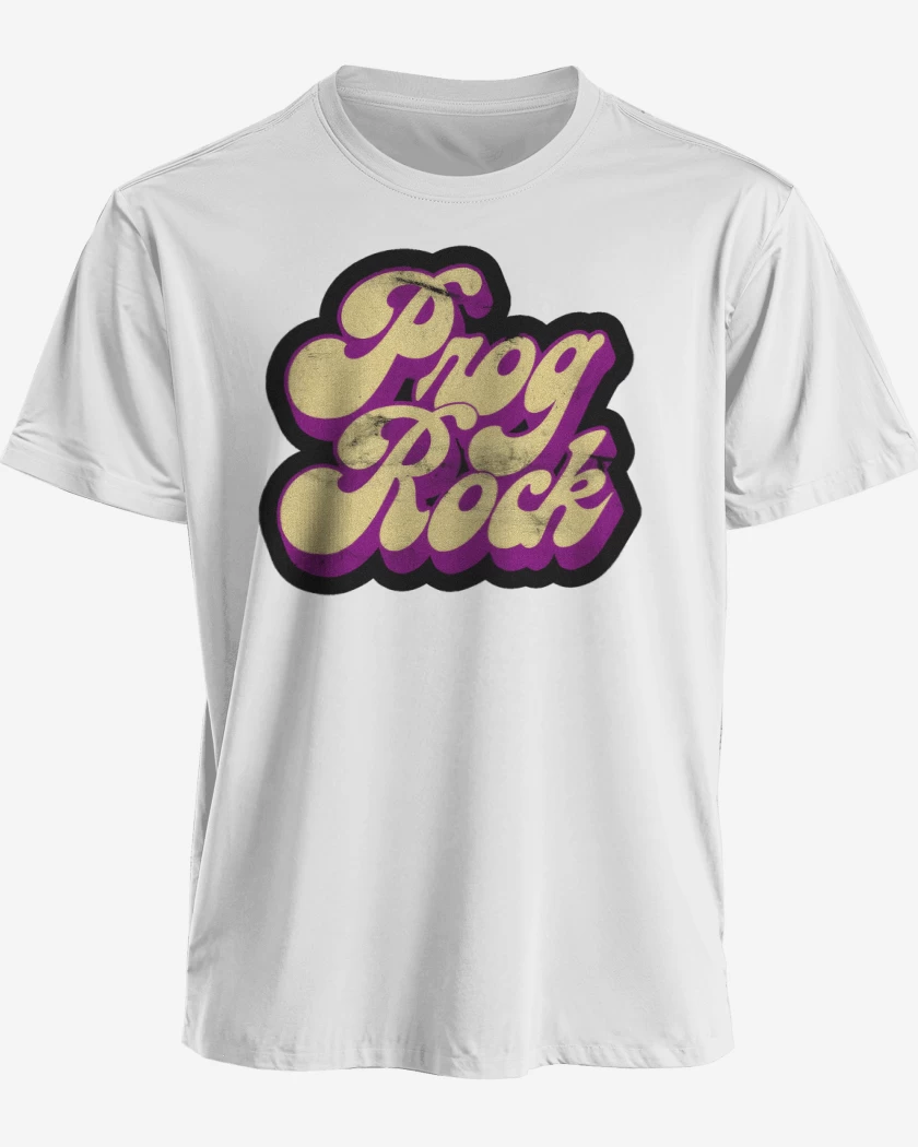 Polera premium Blanco de Prog Rock