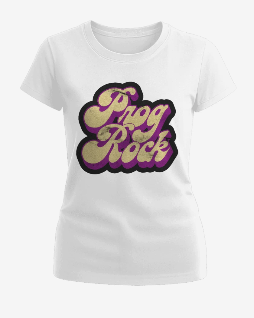 Polera de Mujer Blanco de Prog Rock
