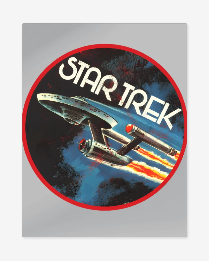 Print metalico Star trek enterprise