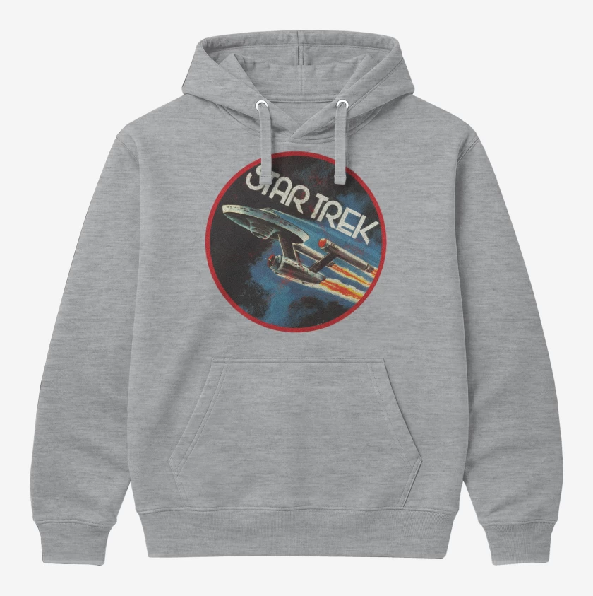 Polerón Canguro Gris Melange de Star trek enterprise