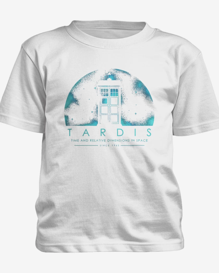Polera de niño Blanco de TARDIS