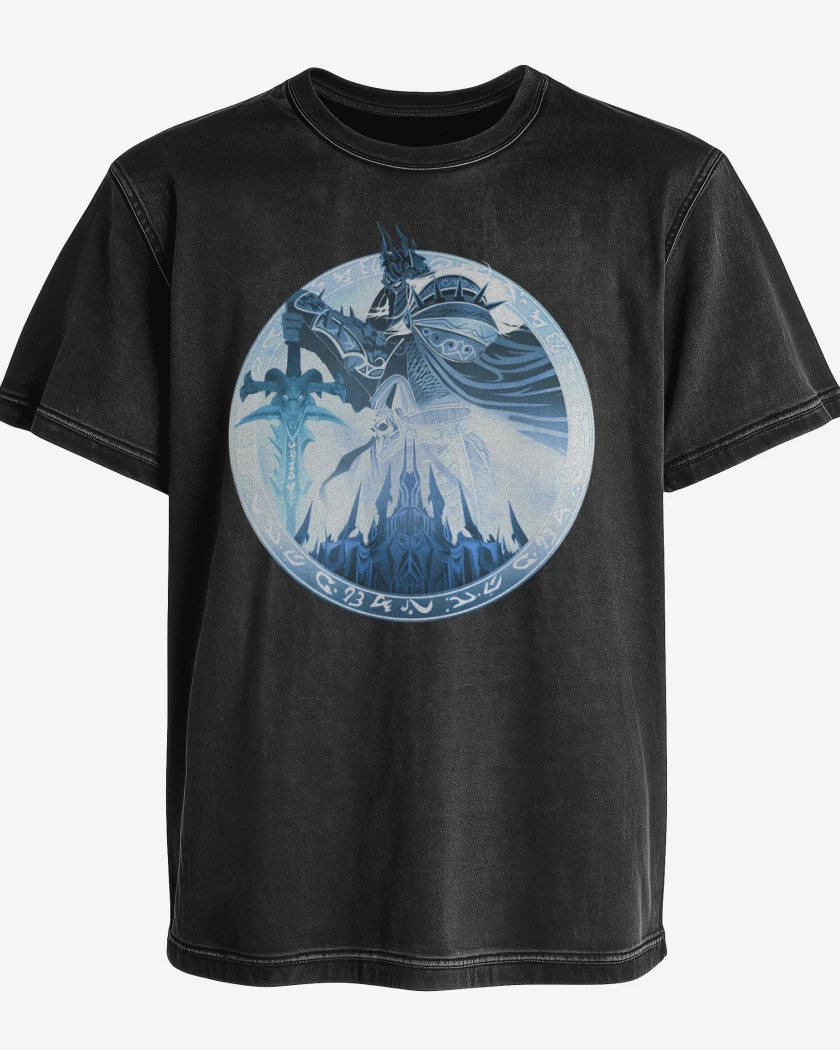 Polera desgastada Arthas Rey Lich