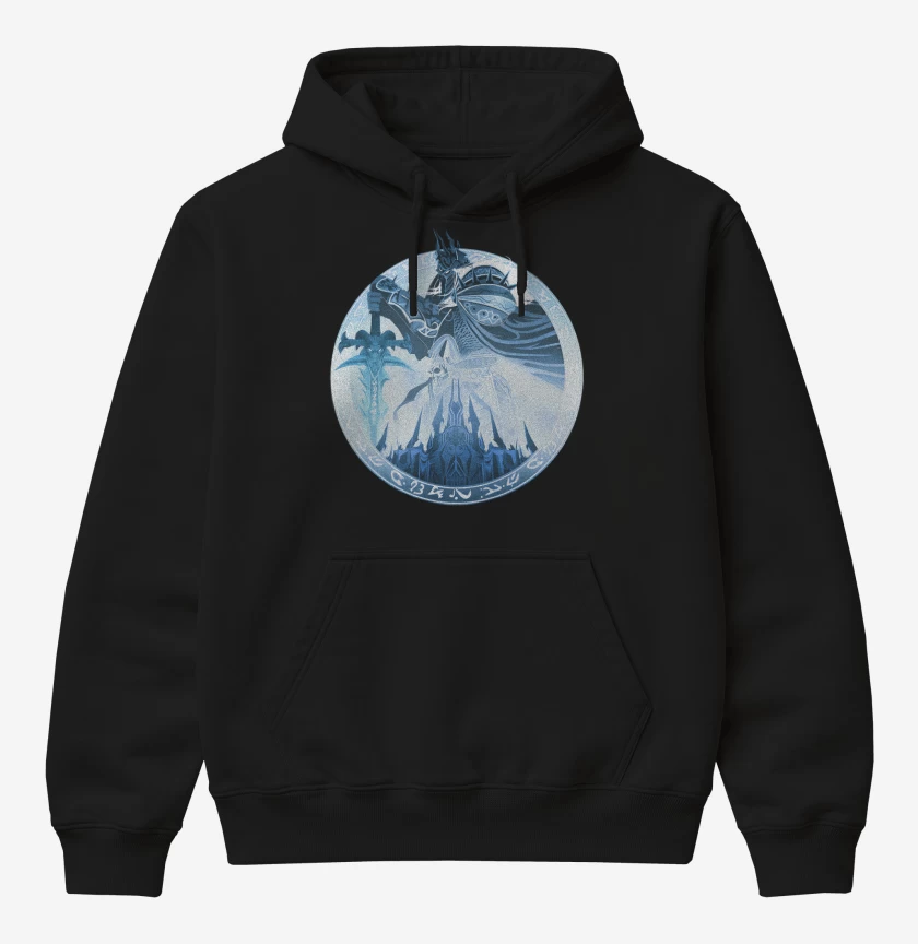 Poleron Canguro básico Arthas Rey Lich