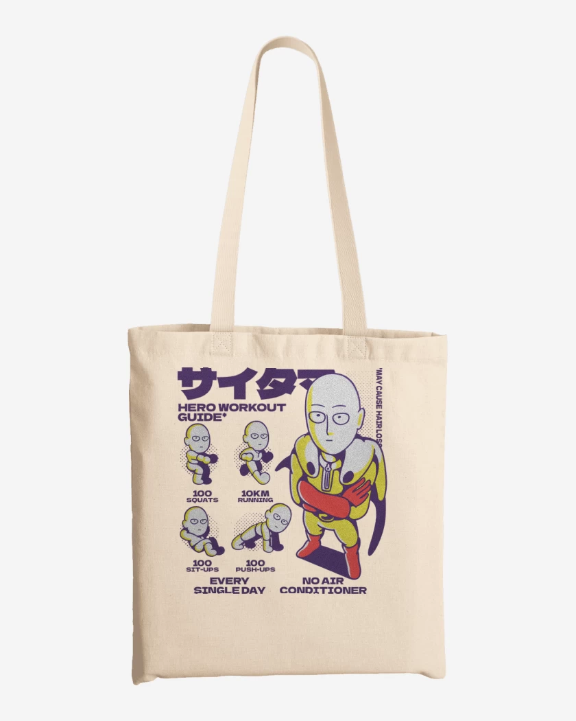 Totebag Guía de Entrenamiento de Saitama