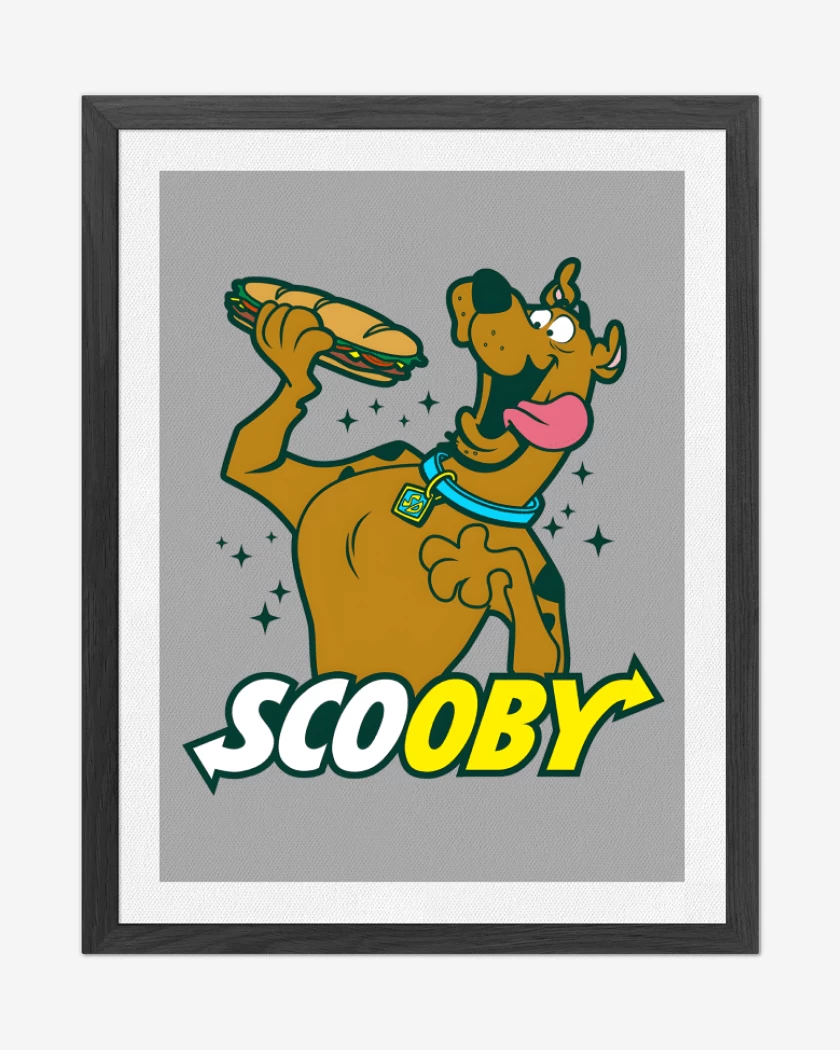Cuadro decorativo Gris Melange de Scooby