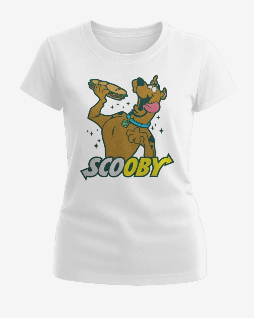 Polera de Mujer Blanco de Scooby