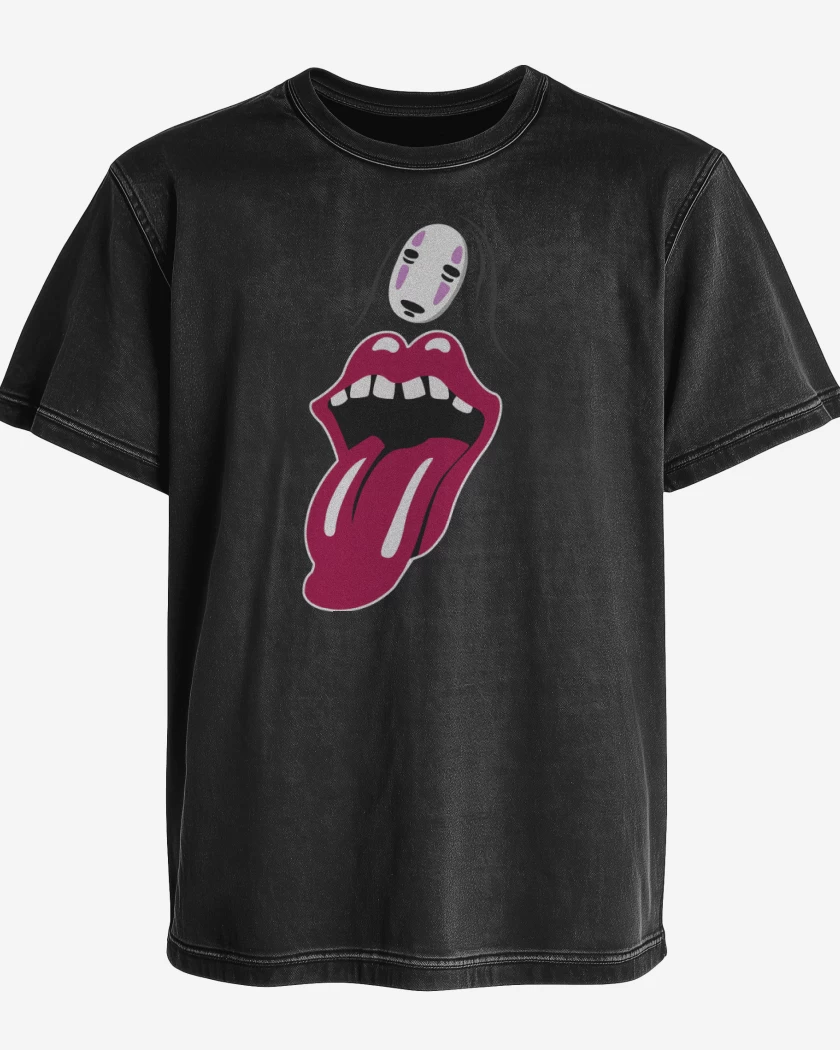 Polera desgastada The Rolling Kaonashi