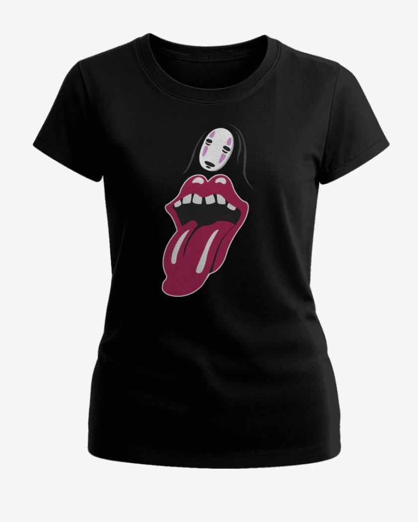 Polera de Mujer Negro de The Rolling Kaonashi