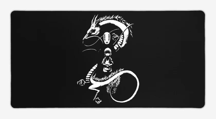 Mouse pad Gamer Negro de Hakuhiro