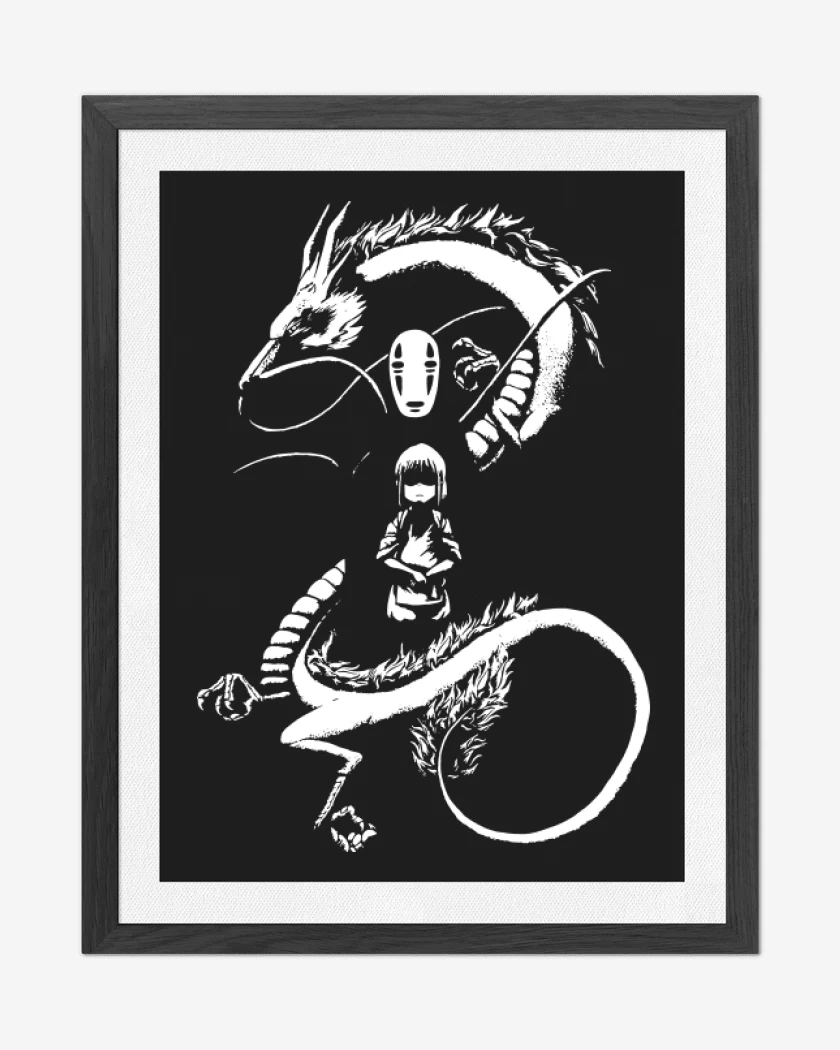 Cuadro decorativo Negro de Hakuhiro