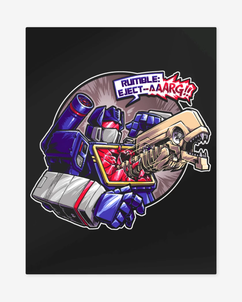 Print metalico Negro de Xenowave